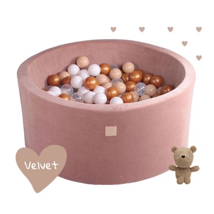 Teddy-Bear-Velvet-labdamedence-szett-40-cm