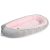 Floo organikus pamut babafészek - szürke, rózsaszín